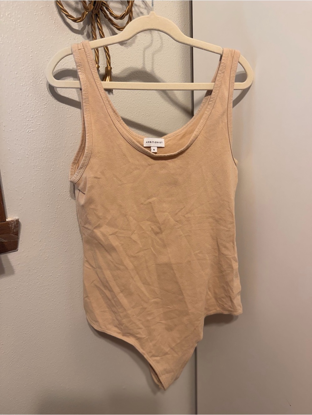 ambitionist Nude Tank Bodysuit - Scoop Neck